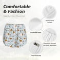 thumbnail image 6 of Picia Carrot Rabbit Pattern Women's 2 in 1 Athletic Running Shorts High Waisted Workout Casual Gym Sweat Shorts with Comfy Liner Zipper Pockets-Medium, 6 of 9