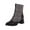 A, variant on NOKIO Women'S Stylish Block Heel Ankle Boots Women Boots Heel Women Boots Beautiful Winter Boots Fashion Boots Source Front Zipper Thick Heel Short Boots Women'S Trendy Ankle Booties