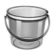 thumbnail image 4 of Cubo de agua con tapa Cubo de limpieza portátil para uso doméstico Cubo de agua para Gris, 4 of 9