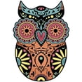 thumbnail image 2 of CafePress - Sugar Skull Owl Color Mousepad - Non-slip Rubber Mousepad, Gaming Mouse Pad, 2 of 2