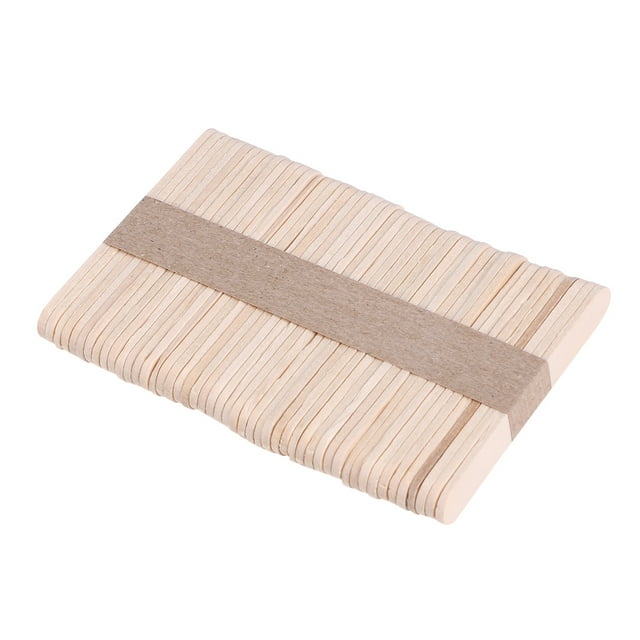 NUOLUX Sticks Craft Stick Wood Building Jumbo Wax Applicator Waxing