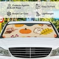 thumbnail image 4 of GZHJMY Car Front Windshield Sunshade UV Heat Protection, Foldable Auto Windshield Sun Visor for SUV Sedan Autumn Cute Animals, Car Sunscreen Blocks UV Rays Heat 51x27.5inch Keep Vehicle Cool, 4 of 5