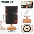thumbnail image 3 of Tiger Blood Table Lamp USB Bedside Desk Nightstand Lamp Printed Gifts Small Lamp Wood Base for Bedroom Living Room Kids Room College Dorm, 3 of 7