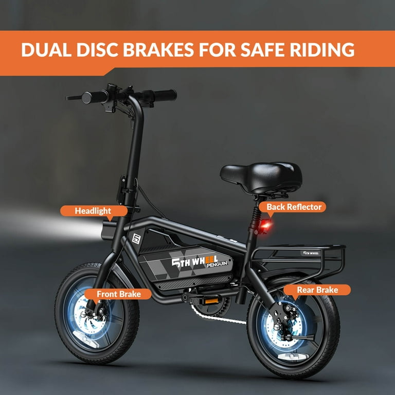 5TH WHEEL Electric Bike for Adults with 700W Peak Motor 14