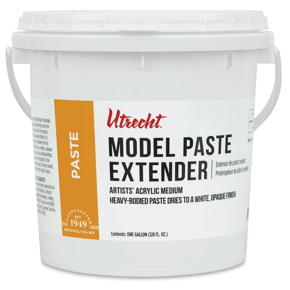 Utrecht Artists' Acrylic Model Paste Extender 128 oz White Acrylic Medium
