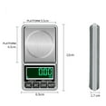 thumbnail image 2 of Portable Digital Scale Gold Jewelry Scale Mini Pocket Digital Scale Professional Accurate Electronic Scale Balance 500g/0.1g DH-938C, 2 of 7
