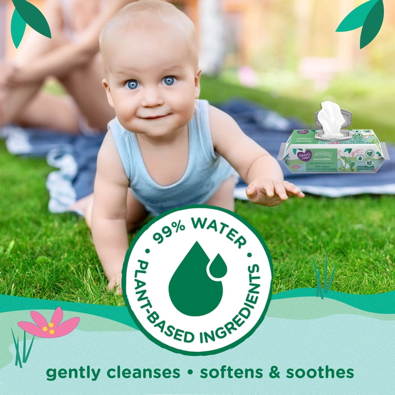 Parent's Choice Cucumber Baby Wipes, 300 Count photo 4