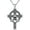 Claddagh, variant on St 925 Sterling Silver Saint Benedict Necklace Jesus Crucifix Pendant Patron Necklace