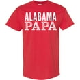 thumbnail image 3 of Inktastic Alabama Papa Distressed White Text T-Shirt, 3 of 5