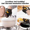 thumbnail image 7 of Pofeuu Noble Style Duck Print Thickened Mini Silicone Oven Mitts Heat Resistant, Rubber Oven Mitt Gloves, Finger Pinch Grips, Pot Holder, Silicone Potholder, 7 of 7