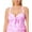 Pink, variant on Trendy Plus Size Tie-Dye Molded-Cup Tankini Top Sunkissed Sunrise Lavender 3X
