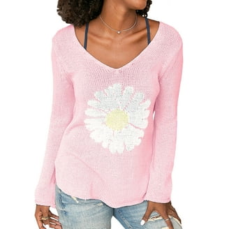 Gap Women's Textured Reverse Stockinette Knit Long Sleeve Sweater