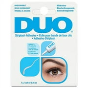 DUO Striplash Adhesive White/Clear, for Strip False Eyelash, 0.25 oz, 1-Pack