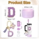thumbnail image 2 of Juego de accesorios para taza Uxcell para vaso con asa, que incluye cubierta de silicona para popote, bota, tapón a prueba de derrames, encanto de asa, etiqueta de iniciales letra D, 2 of 7