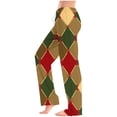 thumbnail image 4 of Tnhcen Women's Loose Fit Constellation Print Pajama Pants, Elastic Waist Sleep Pants, Soft Lounge Pants, Star Pattern Home Wear, Sizes S-5XL, 4 of 6