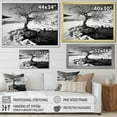 thumbnail image 4 of Designart "Winter Solitude Tree In Black And White" Winter Landscape Wall Art Living Room, 4 of 7