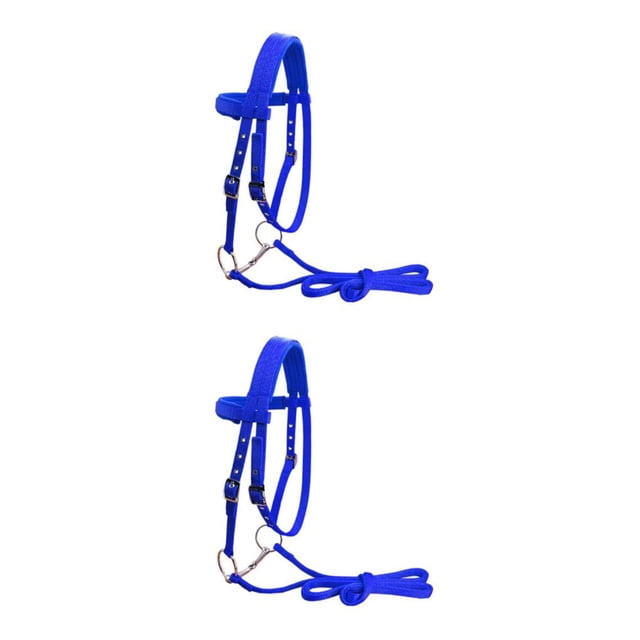 Greeniant Horse Bridle Rein Harness Headstalls Removable Webbing M Snaffle Blue Nylon Tipo 1 2Conjunto