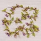 thumbnail image 5 of Larga seda artificial flor rosa hoja de vid guirnalda planta realista boda fiesta hogar, púrpura Scienceny JJ18800-03, 5 of 6