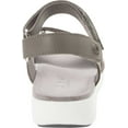thumbnail image 3 of Women's Alegria by PG Lite TRAQ Qali Adjustable Strap Sandal Grey Stain Resistant Leather 39 M, 3 of 5