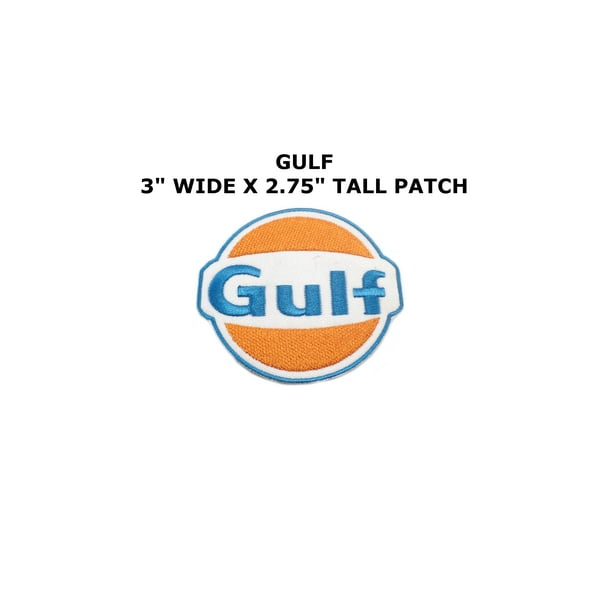 Racing Gulf Motor Oil Logo Iron or Sew-on Patch - Walmart.com - Walmart.com