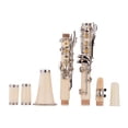 thumbnail image 3 of ABS 17-Key Clarinet Bb Flat with Carry Case Gloves Cleaning Cloth Mini Screwdriver Reed Case 10pcs Reeds Woodwind Instrument, 3 of 7