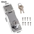 thumbnail image 2 of Cupboard Lock Garage Lock For Storage Security Reliable Lock Secure Locking System Smooth Operation For Cupboard, 2 of 9