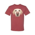 thumbnail image 2 of Wild Bobby, Golden Retriever Cute Gift, Dog Lover, Men Graphic Tee, Vintage Heather Red, XX-Large, 2 of 4