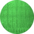 thumbnail image 1 of Ahgly Company Indoor Round Abstract Green Contemporary Area Rugs, 5' Round, 1 of 1
