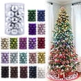 thumbnail image 1 of 34Pcs Christmas Ball Shatterproof Christmas Tree Decoration Ball Christmas Ball Ornaments Holiday Wedding Party Decoration Ball 1.6", 1 of 10