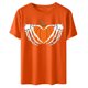 thumbnail image 4 of Tops de Mujer Elegantes Blusas Casuales Camisas de Moda Cuello Redondo Ocio Manga Corta Impresión Odeerbi ODB168333, 4 of 5