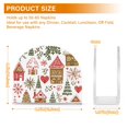 thumbnail image 4 of Yayeee Napkin Holder for Table Set of 2 Kitchen Paper Tissue Organization, Brown Nordic Christmas House, 4 of 8