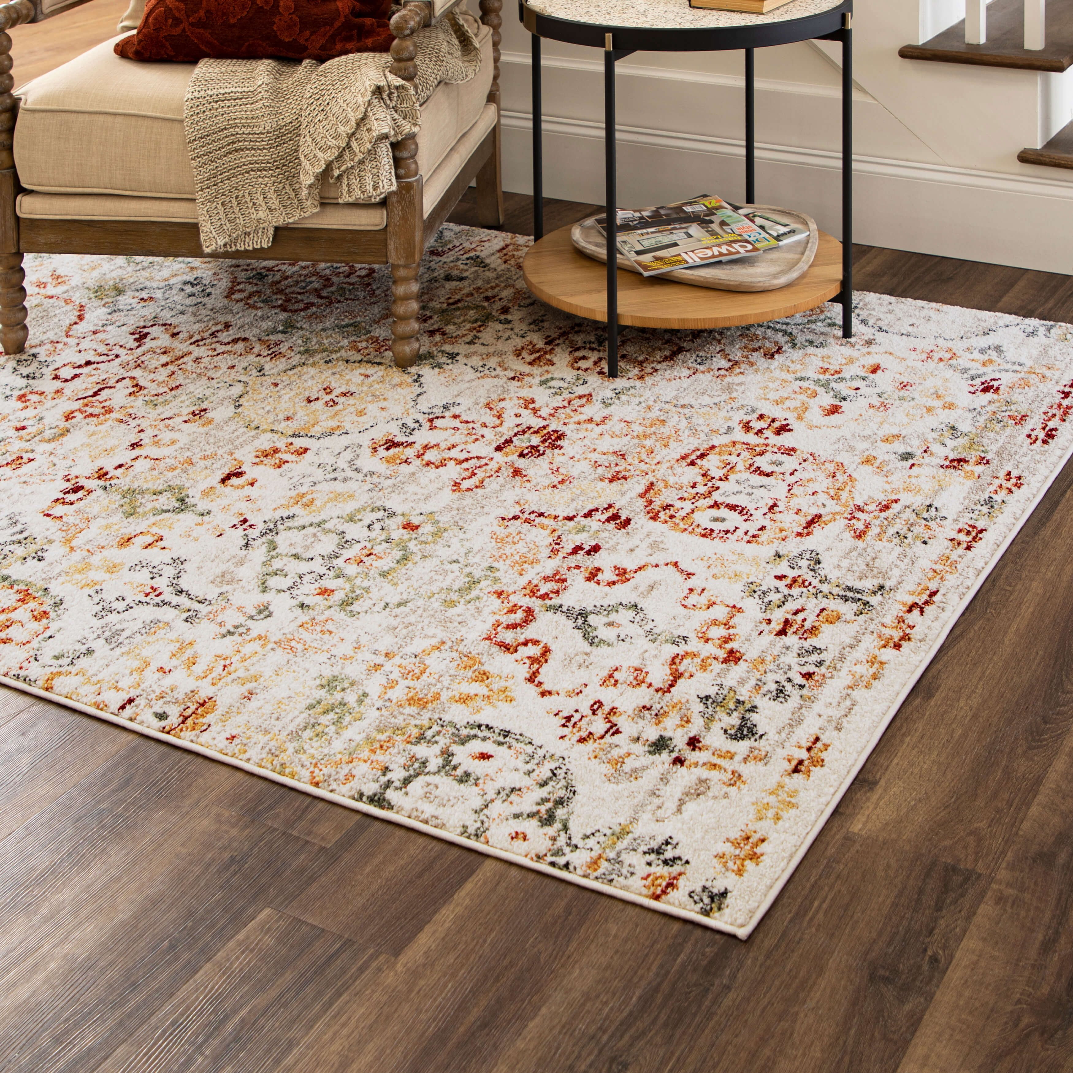 Mohawk Home Keane Indoor Ornamental Area Rug, Red, 3' 3" x 5'