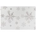 thumbnail image 1 of Vinyl Placemat (Silver Snowflakes) - Set of 12, 1 of 4