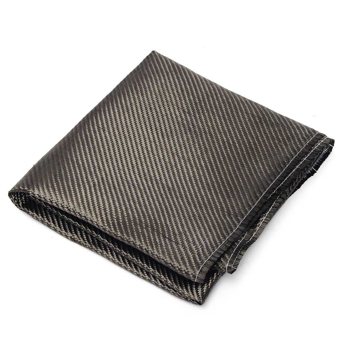 100x100cm 3K Black Carbon Fiber Cloth Fabric Plain Weave 2-2 Twill Weaving