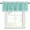 Bluish Green, variant on Yellow Greek Key Curtain Valances for Windows, Kitchen Valance Window Treatment, Geometric Greece Ancient Farmhouse Geo Light Filtering Block Curtains for Bathroom/Bedroom/Living Room 42'' x 18''