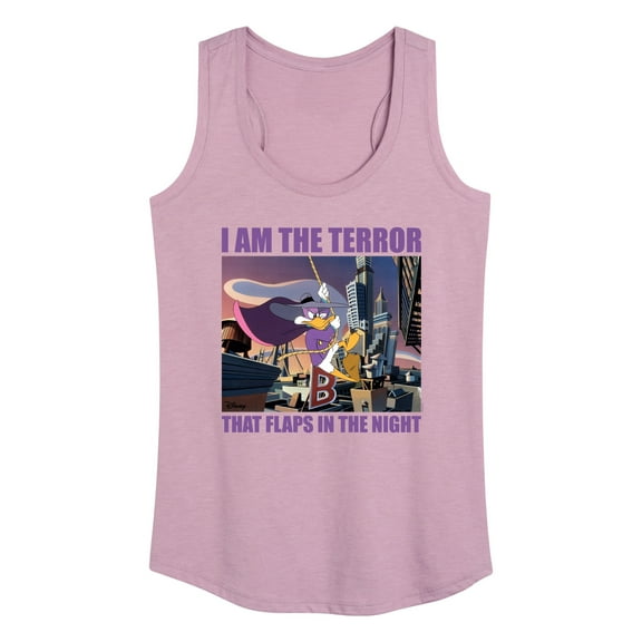 Disney - Darkwing Duck - I Am the Terror - Women's Racerback Tank Top