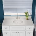 thumbnail image 6 of Design House Brookings 49" x 22" Assembled Bath Vanity with 4" Centerset Top, Sherwin Williams® White/Ivory Swirl, 6 of 6