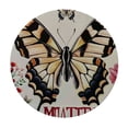 thumbnail image 4 of WYYP Butterfly Flowers Annabel Kidston Round Tablecloth 100% Polyester Fiber for Outdoor Picnic Camping and Indoor Kitchen Dining Party White, 4 of 8