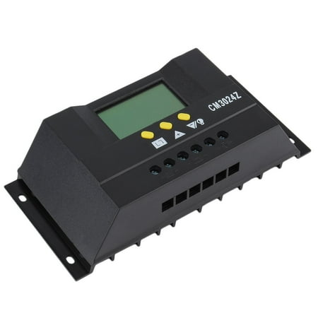 LCD 30A 12V/24V Solar Panel Controller Regulator cha rge Battery Protection