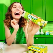 BUILT Bar Sour Puff Protein Bars, Green Apple Crush, Gluten Free, Sour Candy Snacks - 12ct
