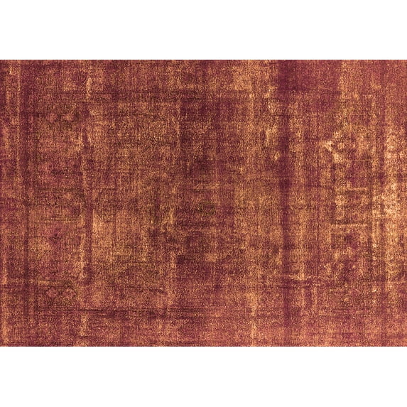 Ahgly Company Indoor Rectangle Persian Orange Bohemian Area Rugs, 2' x 4'