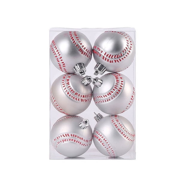 6 Piece Sports Christmas Decorations Advent Hanging Decorations