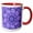 Red/White, variant on 3drose, Colorful Geometrical Dynamic Tiled Pattern Mosaic Background Design, 11oz Magic Transforming Mug