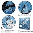thumbnail image 3 of Designart "Serene Blue Tree Minimalism III" Landscape Trees Wall Decor, 3 of 7