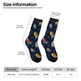 thumbnail image 2 of Balery Spaceships and Stars Calcetas Largas con Estampado para Hombre y Mujer – Suaves y Transpirables, Talla Única (US 5-11), 2 of 6