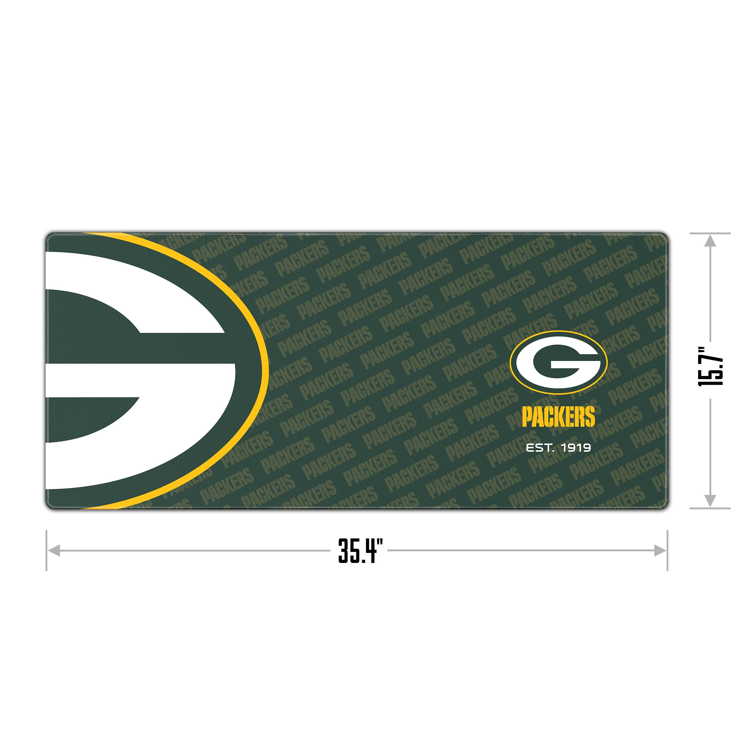 YouTheFan NFL Green Bay Packers Logo Series Desk Pad