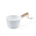 thumbnail image 2 of TIMIFIS Trapezoidal Plates Wooden Handle Water Spoon Kitchen Ladle Ladle Household Plastic Ladle Vegetable Basin Watering Spoon Kitchen Gadgets, 2 of 6