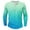 Multicolor#05, variant on ZCFZJW Ombre Shirts for Men Casual Tie Dye Gradient Color Print Long Sleeve Half Button up Crewneck Pullover Tops Lightweight Thin Henley Sweatshirts XXL