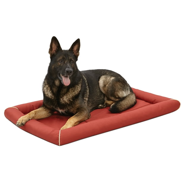 Midwest UltraDurable Dog Bed & Crate Mat, 48", Brick Red