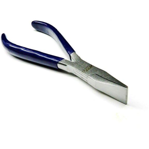 Duck Billed Pliers Jewelry Making Metalsmith Tool Wide Flat Bill Jaw 6-1/2" By JTS